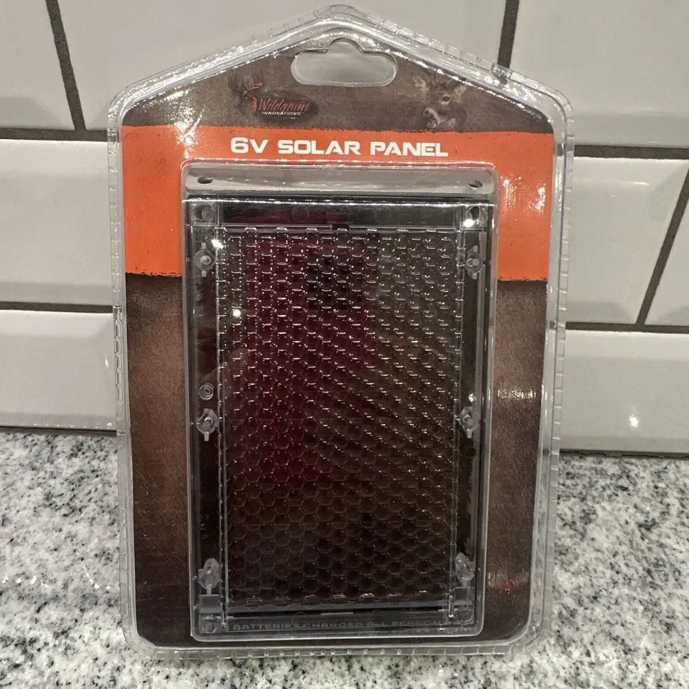Wildgame‎ Innovations 6V Solar Panel for Deer Feeders 6 Volt SP-6V1 *New Hunting